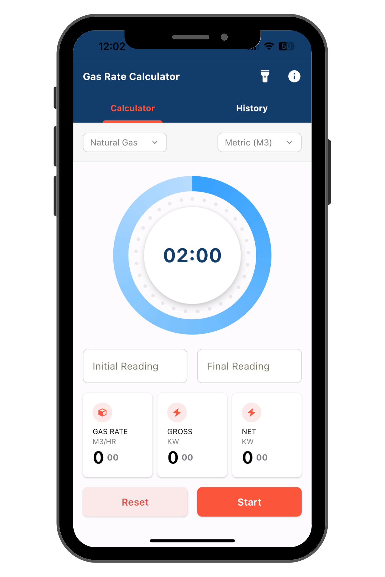 Gas_rate_calculator_app_ The same gas rate calculator, but on your phone