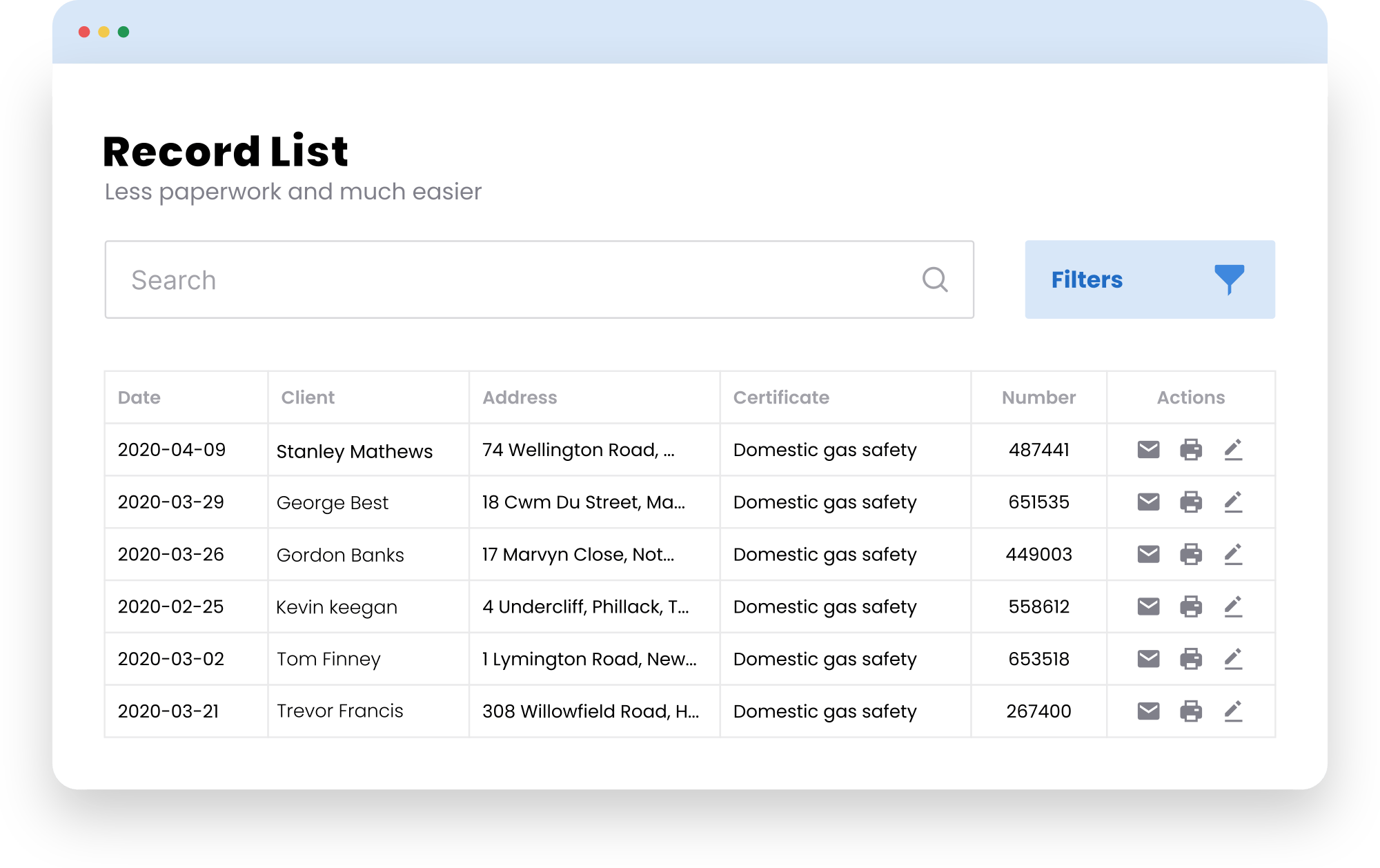 Heating-and-Plumbing-Record-List-1-min Record keeping is easy with software and detailed job sheets