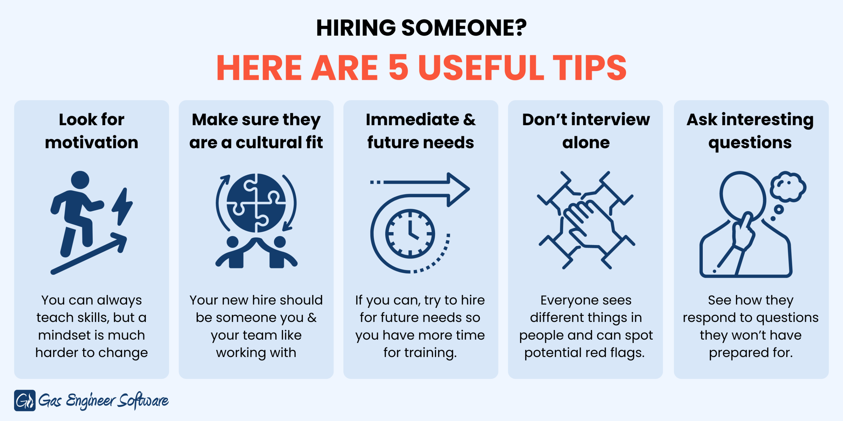 5 hiring tips 5 tips for your next hire