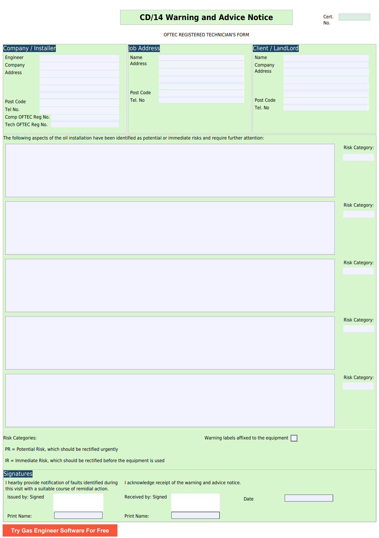 cd14_image Sample image of the legionella risk assessment template