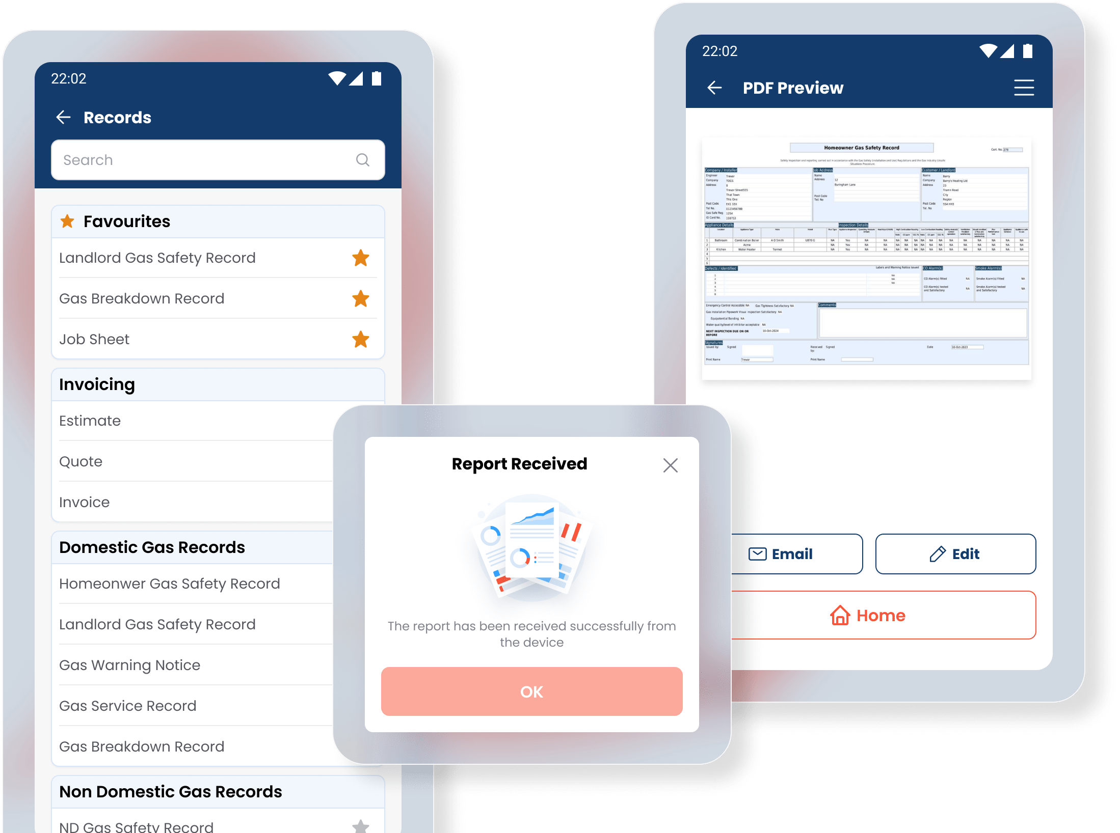 Records & certs header image Job management - Schedule and book a new job