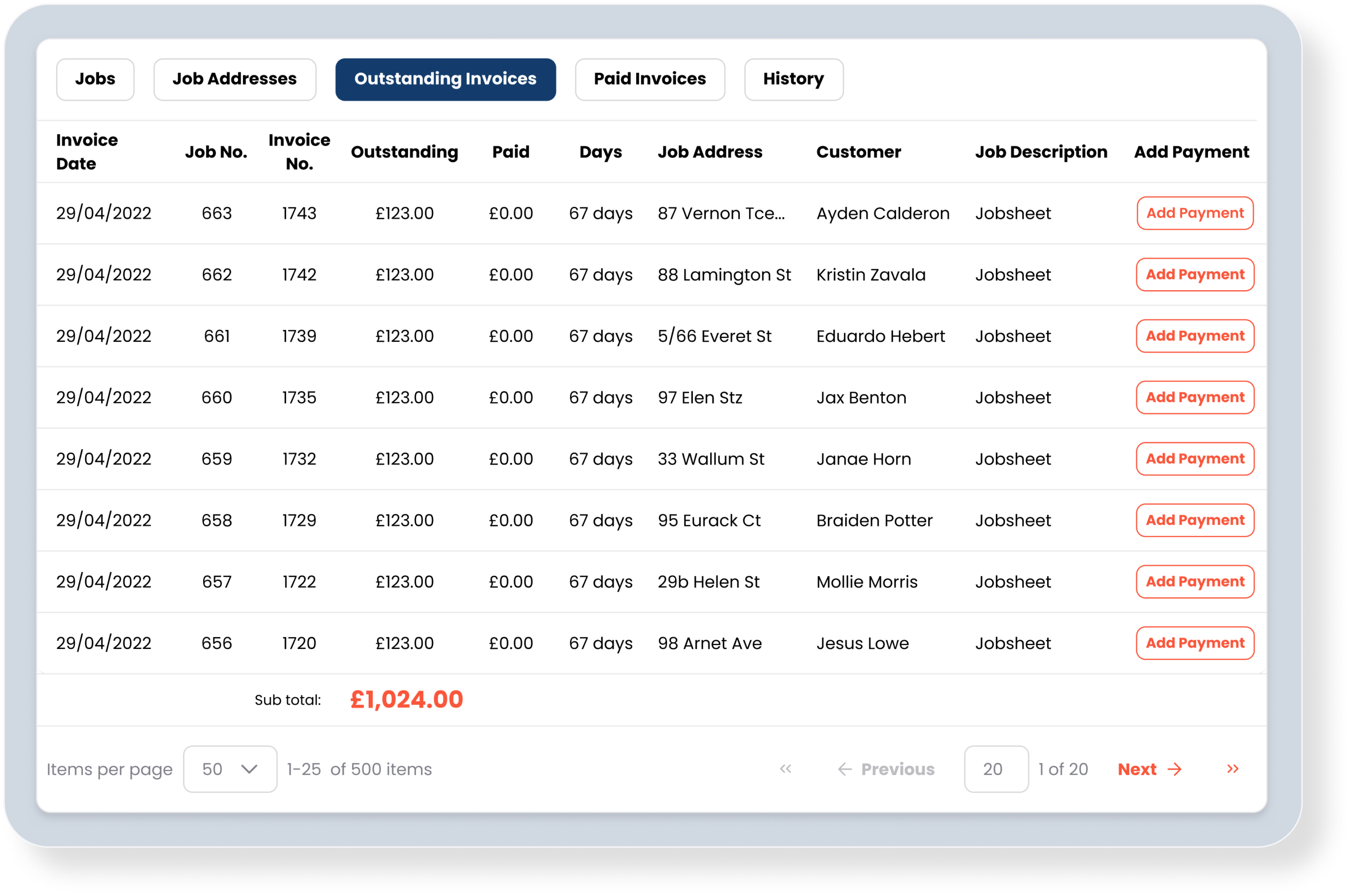 Customer management 3 See in real-time the status of all invoices and chase late payers with automated reminders