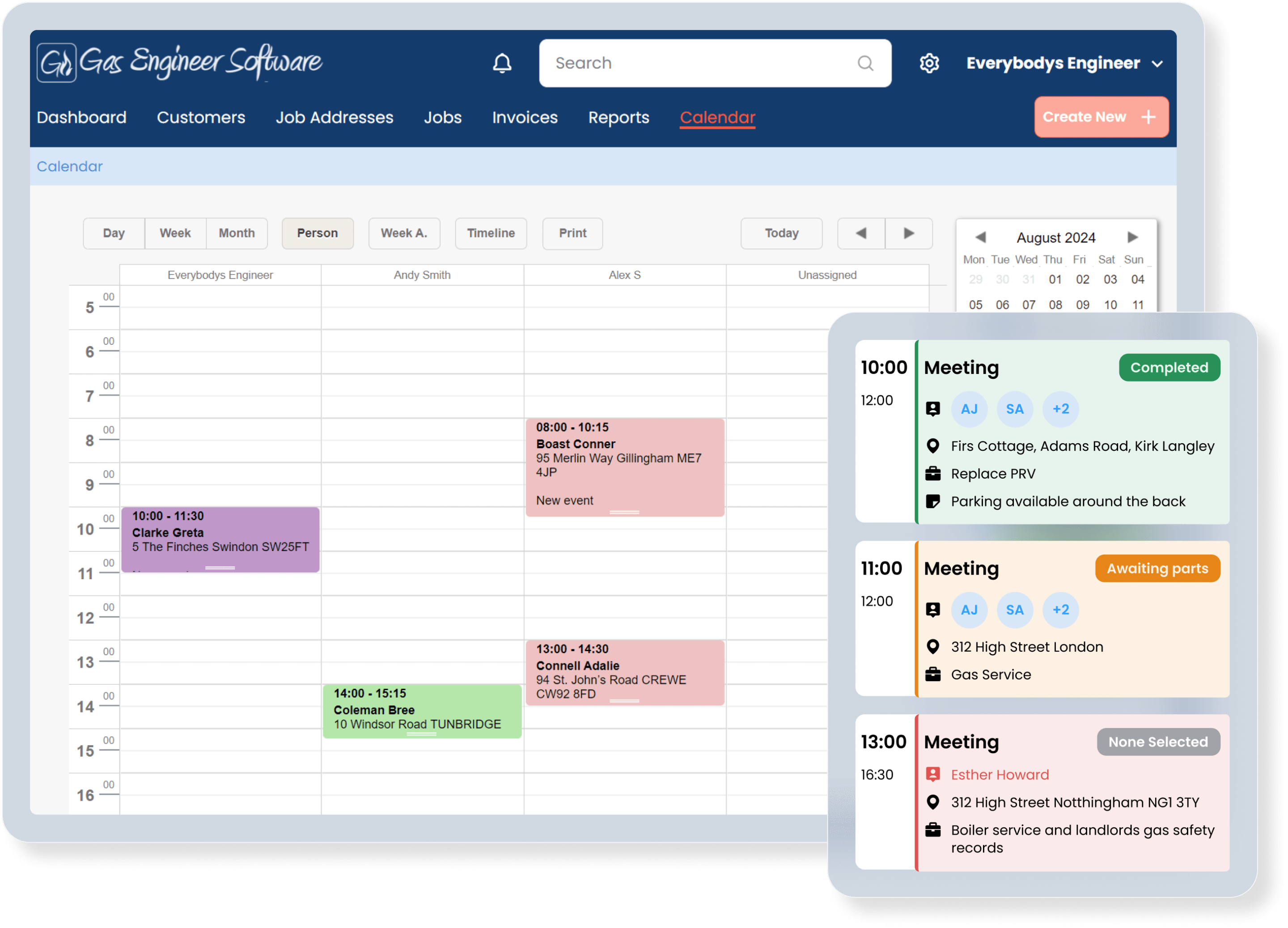 Scheduling - 2 See in real-time the status of all invoices and chase late payers with automated reminders