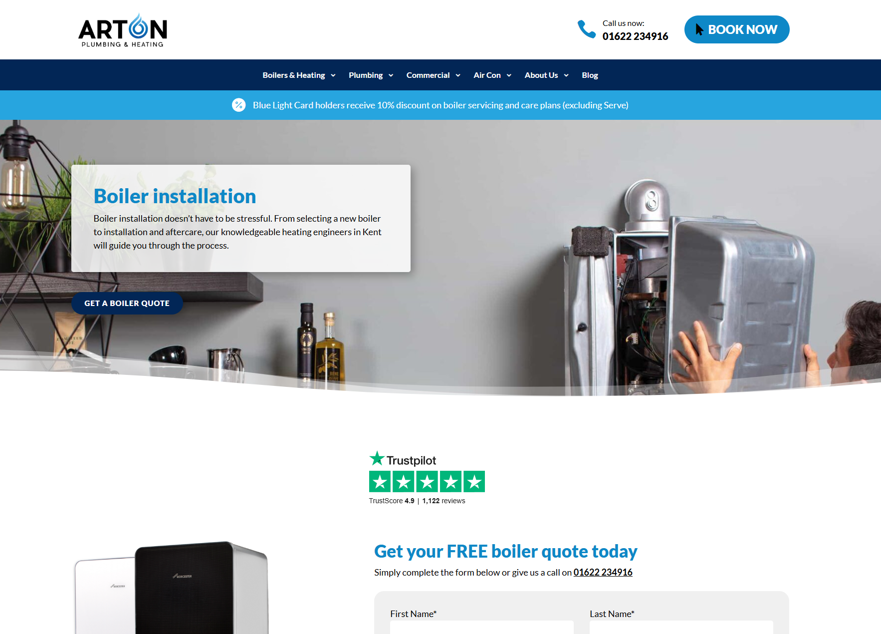 reviews on website example